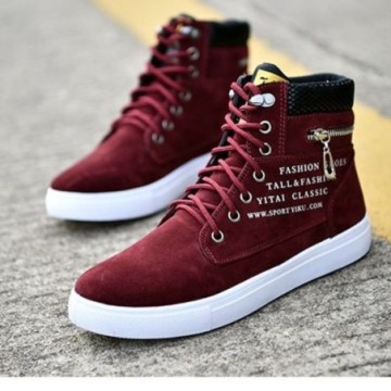 Tenis Masculino Cano Longo com estilo Hip Hop Casual Moda Studant estampado Bevelie