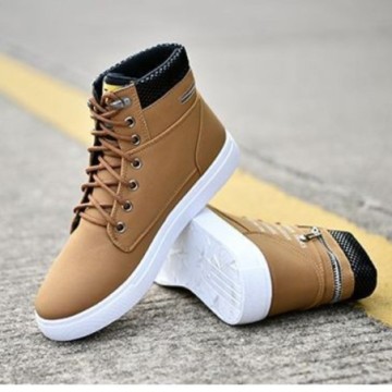 Tenis Masculino Cano Longo com estilo Hip Hop Casual Moda Studant estampado Bevelie