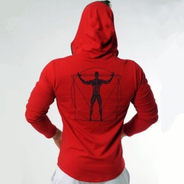 Moletom Masculino Estampado Fitness Esportivo Confortável de Inverno Com Capuz Bolso e Zíper Bevelie