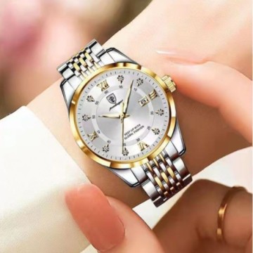 Relógios Feminino Luxuoso Completo a Prova de água