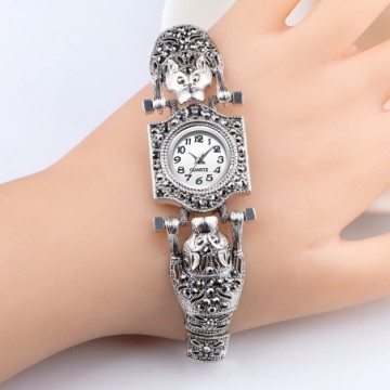 Relógios Feminino Diamantes Analógico Preto