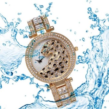 Relógios de Cristal Brilhante Casual Senhoras Luxuosas