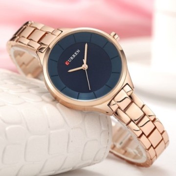 Relógios Feminino Fino Preto Top Marca Luxo Pra Mulheres Elegante