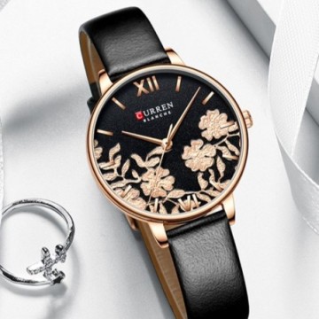 Relógios Feminino Dourado Marca Luxo Para Mulheres