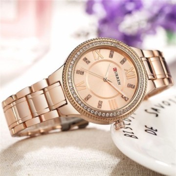 Relógios Feminino Prata Marca Luxuosa Clássico Estilo Mulheres Bevelie