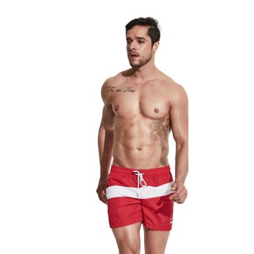 Short de Prancha Masculino Estilo Casual do Verão Estamapado Listrado Esportivo Bevelie