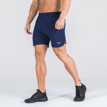 Short Duplo 2 em 1 Masculino Casual Esportivo Para Dias de Corrida Treino Fitness Bevelie