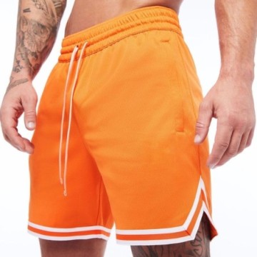 Short de Basketball Esportivo em Calções Solto com Bolso Moda fitness Confortável Bevelie