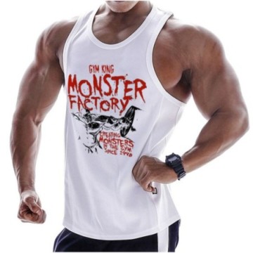 Camiseta Masculina Regata Fitness Dia Dia Com Estampa de Treino Casual Esport Bevelie