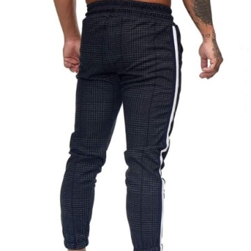Calça Jogger Masculina Com Bolso Listras Laterais Estilo Casual Streetwear Bevelie