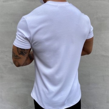 Camiseta Streetwear Masculina de Treino Esportiva Estampada Bevelie