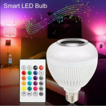 Lâmpada de LED Bluetooth com Som e Controle Remoto Bevelie