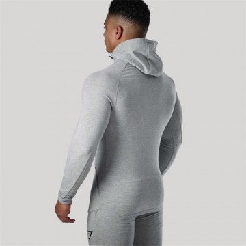 Moletom Masculino jogging Para Treinos Respiravel Fino Com Capuz Bevelie