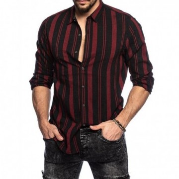 Camisa Social Masculina Slim Fit Com Estampa Xadrez De Alta Qualidade Bevelie