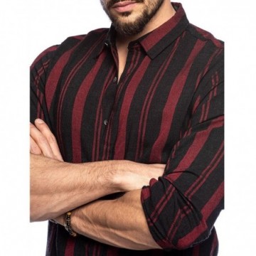 Camisa Social Masculina Slim Fit Com Estampa Xadrez De Alta Qualidade Bevelie