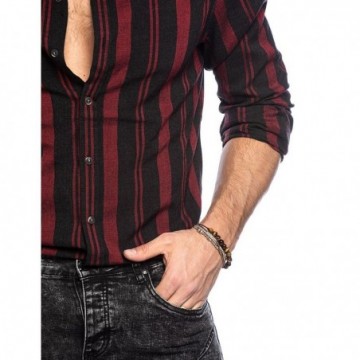 Camisa Social Masculina Slim Fit Com Estampa Xadrez De Alta Qualidade Bevelie