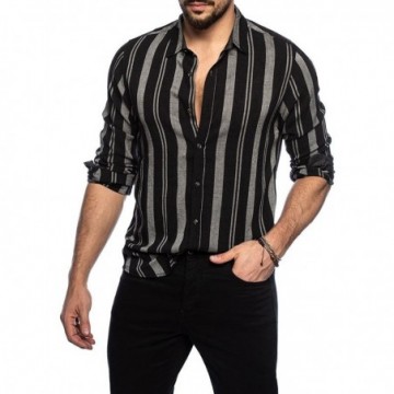 Camisa Social Masculina Slim Fit Com Estampa Xadrez De Alta Qualidade Bevelie