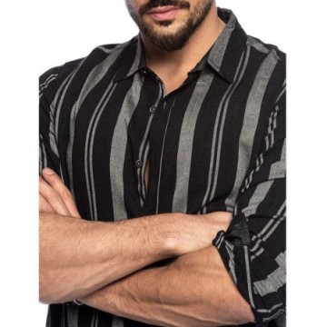 Camisa Social Masculina Slim Fit Com Estampa Xadrez De Alta Qualidade Bevelie