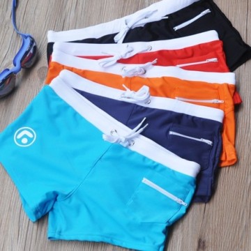 Shorts Curto Masculino de Praia Natação Confortável Sólido do Verão Bevelie