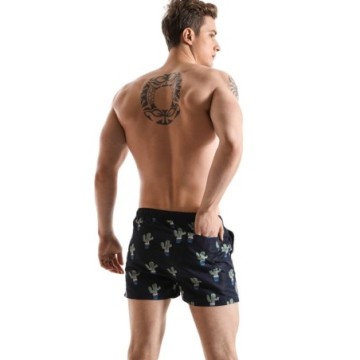 Short Curto Gradiante Masculino de Praia Com  Estampa de Caquito Surf Férias Bonito Bevelie