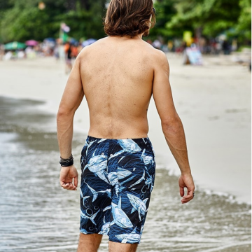 Short Masculino Plus Zise de Praia Banho Natação Com Estilo do Verão Casual Bevelie